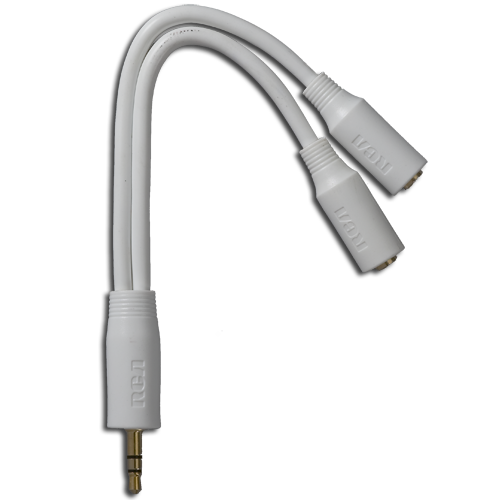 AH742Z - Y Adapter Cable for 3.5mm Jacks