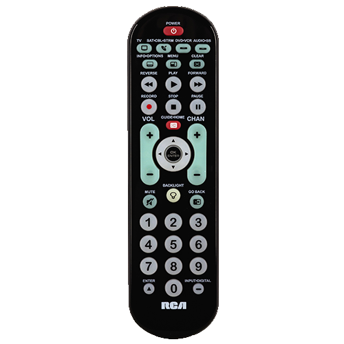 RCRBB04GBE - 4-Device Universal Remote-Streaming Player & Sound Bar Compatible
