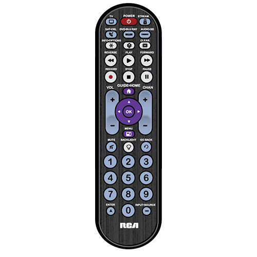 RCRBB05BHE - 5 Device - Universal Remote Control