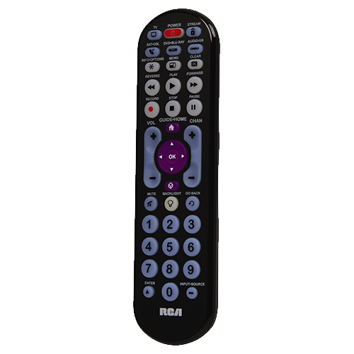 RCRBB05BHZ - 5-Device Universal Remote-Streaming Player & Sound Bar Compatible