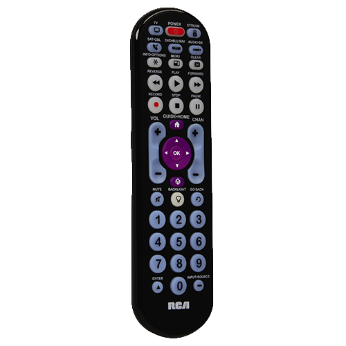 RCRBB05BHZ - 5-Device Universal Remote-Streaming Player & Sound Bar Compatible