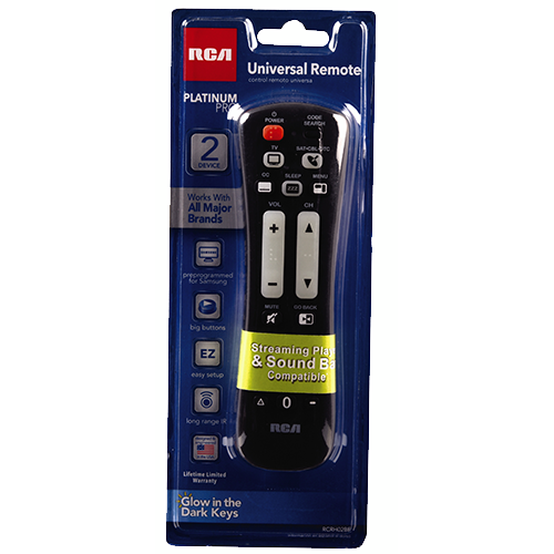 RCRH02BE - 2-Device Universal Remote