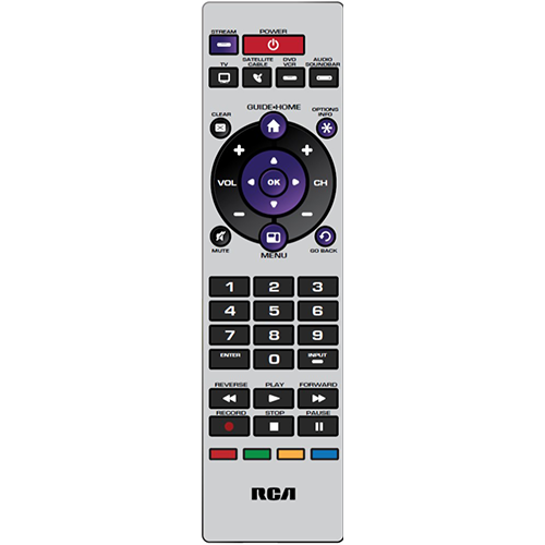 RCRPST05SE - 5 Device Universal Remote Control - Streaming Player and Sound Bar Compatible