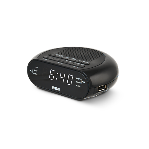 RCS27 - Soothing Sounds Clock Radio with USB Charging