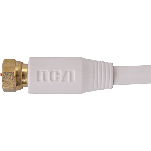 VH606WHR - 6 Foot Digital RG6 Coaxial Cable in White Color