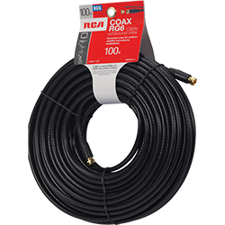 VHB6111GR - 100 Foot RG6 Coax with Ground