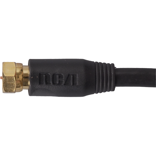 VHB655R - 50 Foot Digital RG6 Coaxial Cable in Black Color