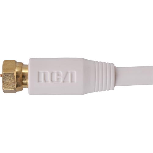 VHW112R - 50 Foot Digital RG6 Coaxial Cable in White Color